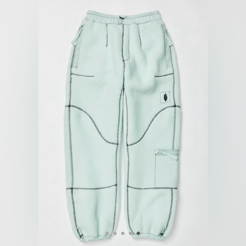 Free people hit the slopes pant glacier blue